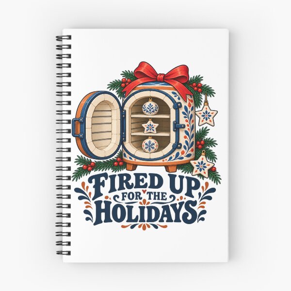 Item preview, Pottery Kiln Fired Up for the Holidays designed and sold by TeNovaStudio.
