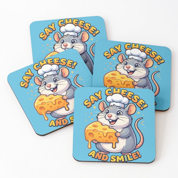 Item preview, Say Cheese and Smile - Cute Mouse Chef with Cheese designed and sold by TTERRA.