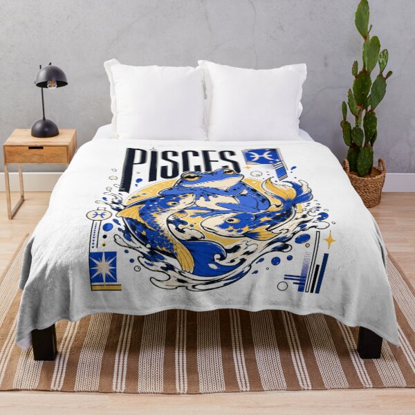 Item preview, Pisces Zodiac Sign Anime Frog Art | Twin Fish Toad Manga Poster Gift designed and sold by illeN-Art-World.