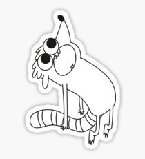 Ghost of Rigby Sticker