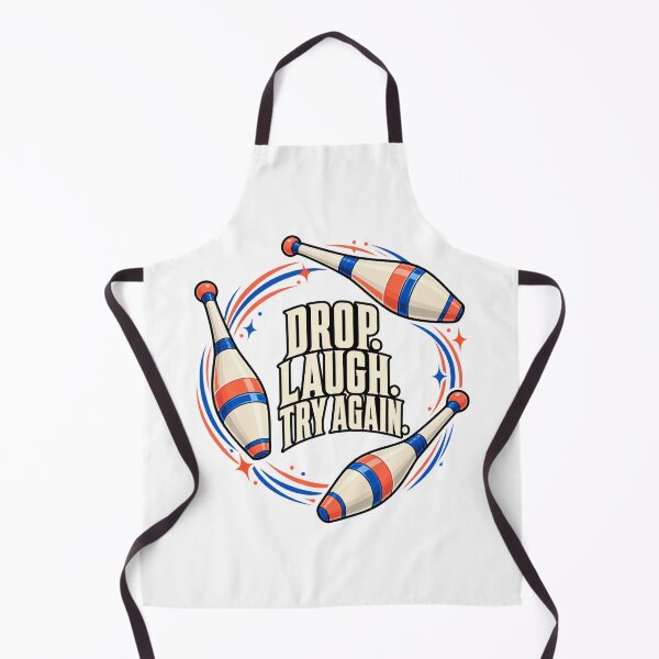 Item preview, Juggling Clubs Drop Laugh Try Again Practice Art designed and sold by TeNovaStudio.
