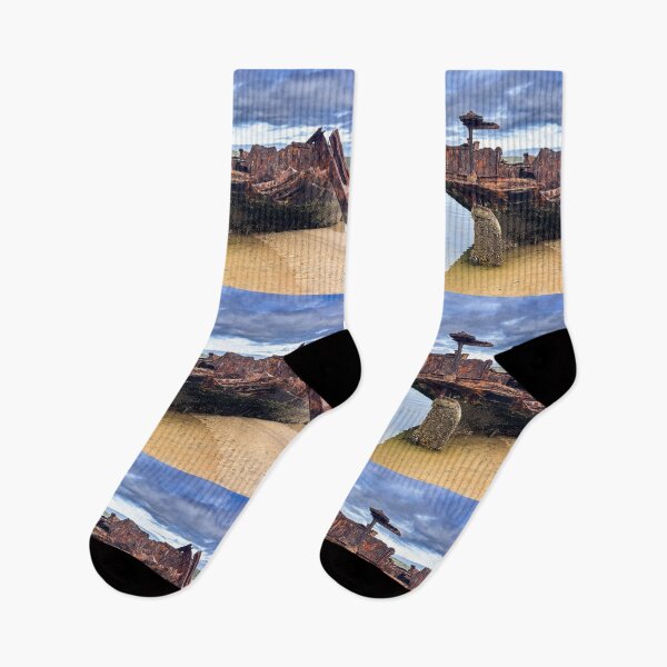 Item preview, Coastal Shipwreck Landscape Photography designed and sold by Coastal Wearable Art & Home Decor.
