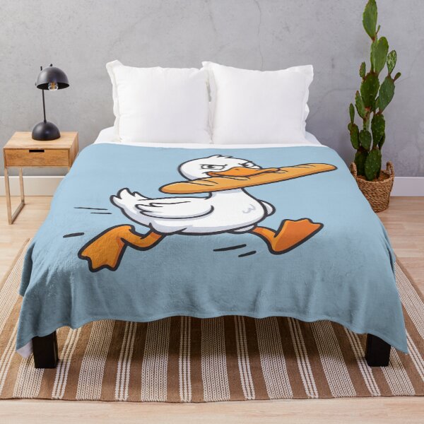 Item preview, Duck Stealing a French Baguette designed and sold by Rariks.