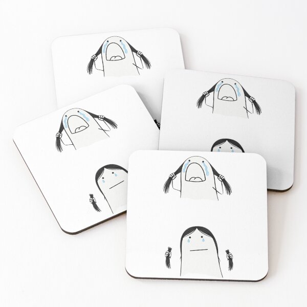 Item preview, Pulling My Hair Out Funny Relatable Comic Minimalist Illustration designed and sold by Quirknmore.