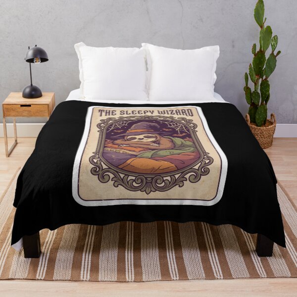 Item preview, The Sleepy Wizard Cute Sloth Magic Sticker designed and sold by RobinaWorks.