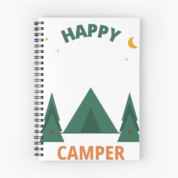 Item preview, Happy Camper - Camping Tent Pines and Moon Design designed and sold by LifebyDesigning.