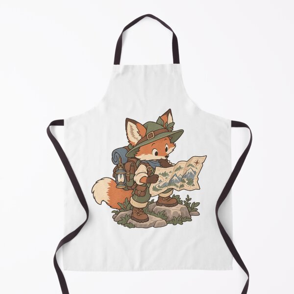 Item preview, Fox Explorer Studying a Mountain Map designed and sold by Greemo03.