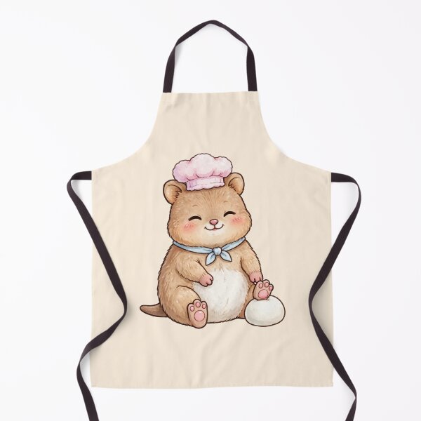 Item preview, Cute Quokka Chef Happy Baking Kawaii designed and sold by Yellowriversss.
