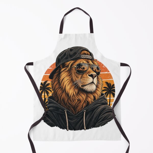 Item preview, Vintage Cool Lion Sunset Streetwear Design designed and sold by misoachik.