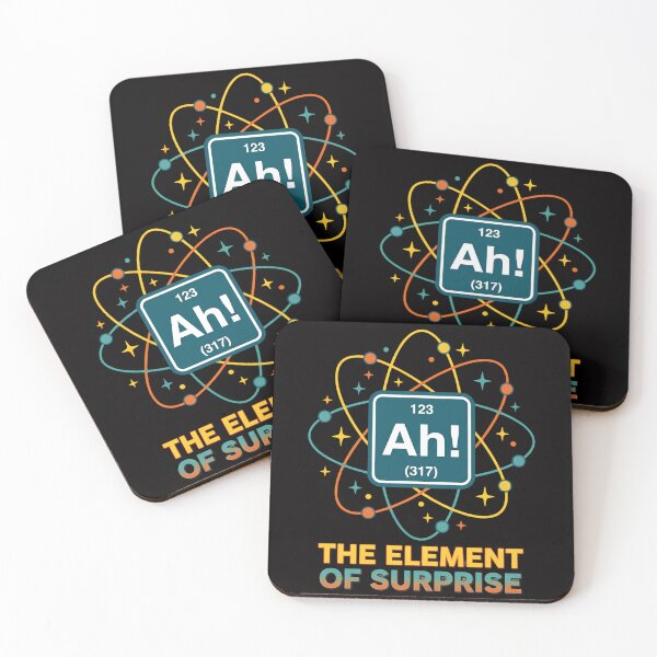 Item preview, Ah!-the-element-of-surprise-funny-chemistry-science designed and sold by w66aboo.