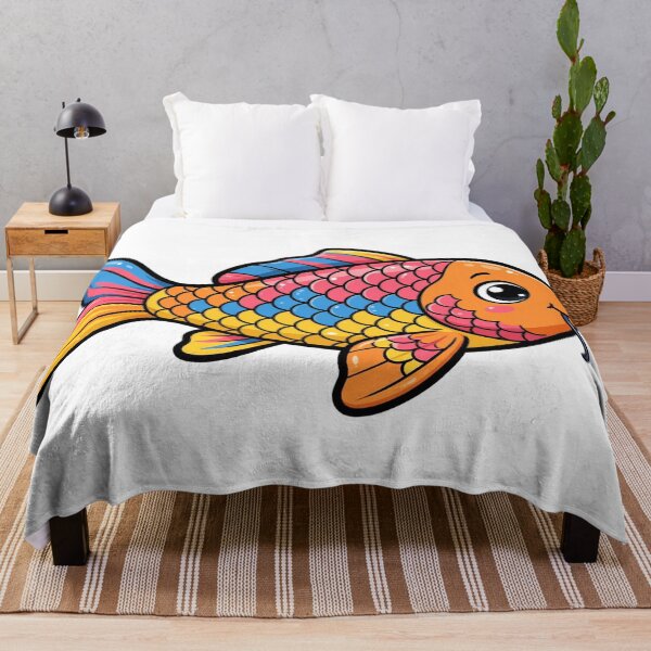 Item preview, Rainbow Koi Sticker — Colorful Koi Icon designed and sold by Stevercortinas.