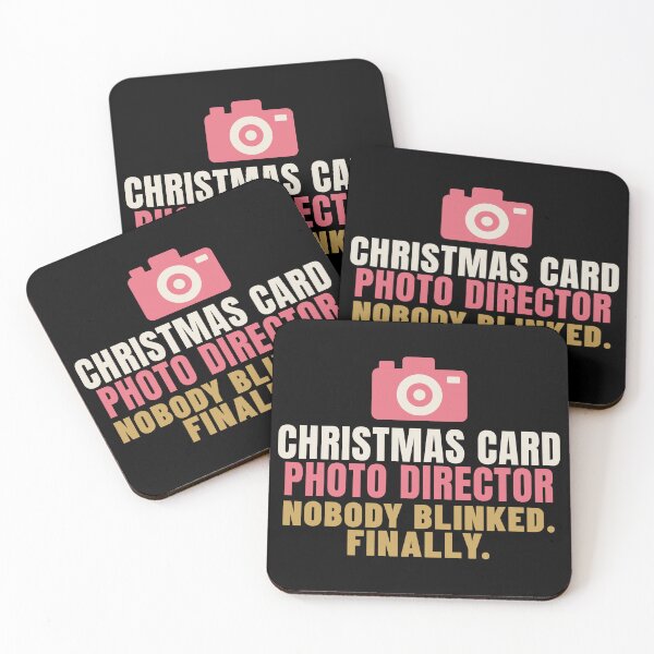 Artikelvorschau, Christmas Card Photo Director Nobody Blinked entworfen und verkauft von T-J-WHATEVER.