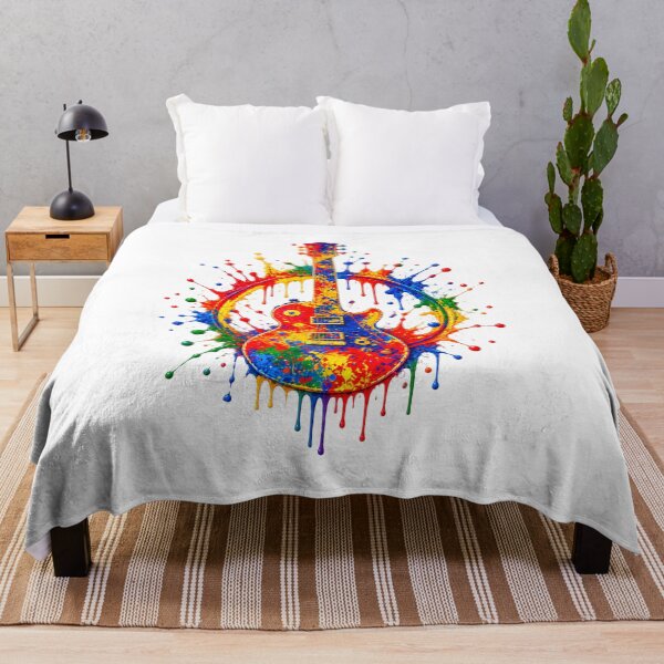 Item preview, Colorful Electric Guitar Rock Band Music Lover Guitarist designed and sold by ArtDesignTp.