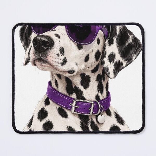 Item preview, Cool Dalmatian Dog With Purple Sunglasses Spotted Puppy Lover designed and sold by Nordo Studio.