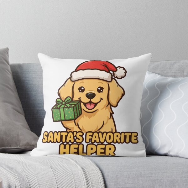 Item preview, Funny Golden Retriever Christmas Shirt, Santas Favorite Helper, Christmas Golden Gift, Holiday Dog Mom Tee, Golden Retriever Mug designed and sold by PawshPetCo.