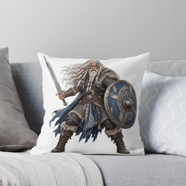 Item preview, Viking Warrior with Sword and Shield – Norse Strength and Honour designed and sold by BlingandGifts.