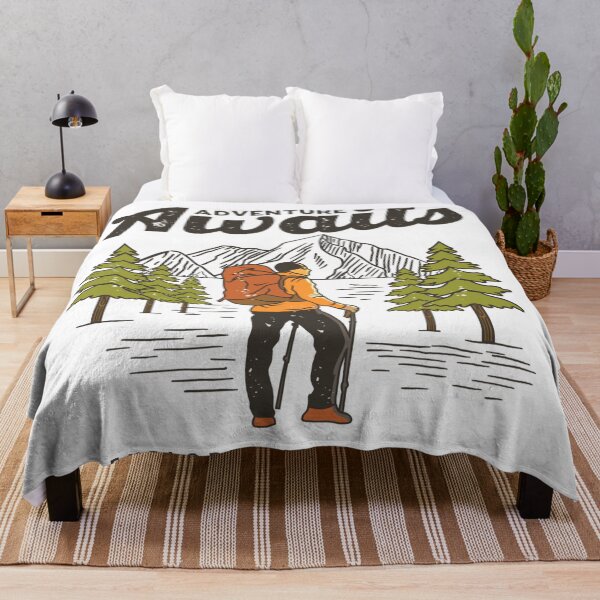 Item preview, Adventure Awaits - Hiking Mountains Hiker Gift designed and sold by Jackson-Will.
