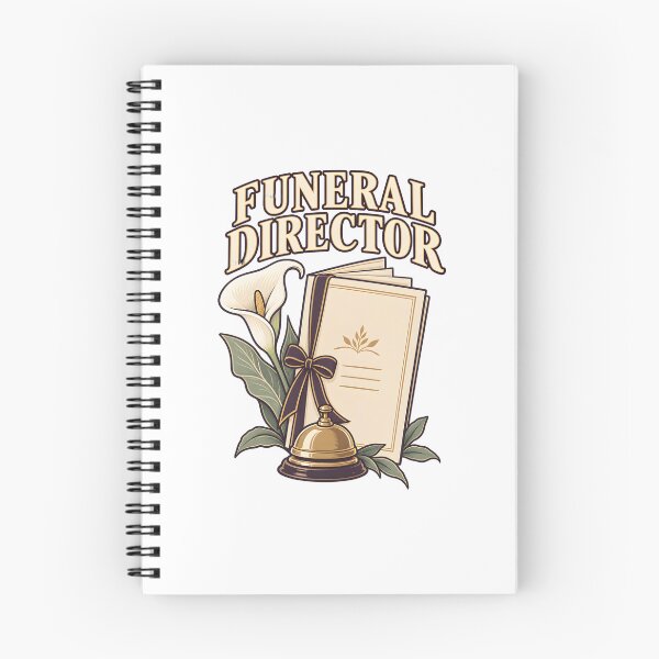 Item preview, Funeral Director Memorial Service Illustration designed and sold by Philippa Shop.