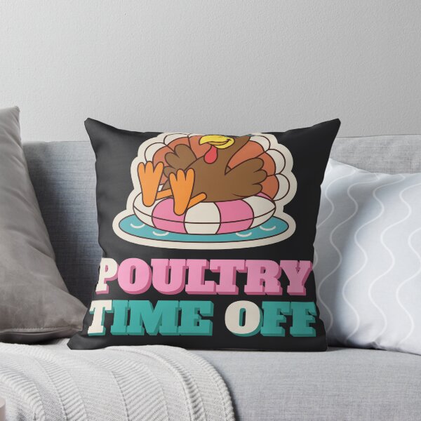 Item preview, Poultry Time Off Funny Thanksgiving Turkey Office Humor designed and sold by SickDesign.