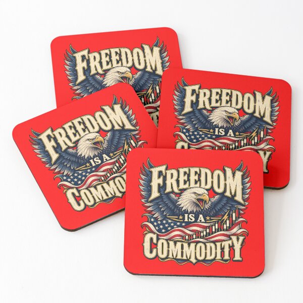 Item preview, Freedom Is a Commodity – Patriotic Trading Eagle designed and sold by gahteeriffico.