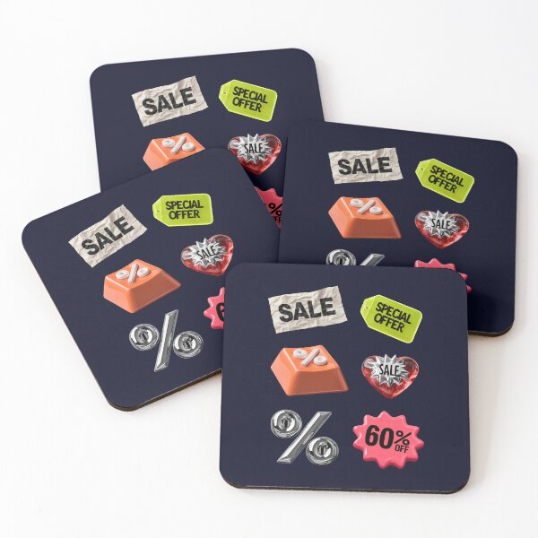 Item preview, 3D Sale Sticker Pack Retro Shopping Discount Graphics designed and sold by peterdesigns.
