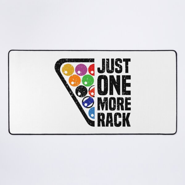 Item preview, Just One More Rack – Funny Vintage Pool Billiards designed and sold by Dmetalx Art Apparel.