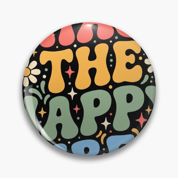 Item preview, Chase The Happy Vibes Retro Typography designed and sold by Adom-Fashon.