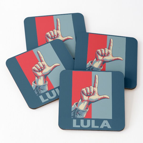 Item preview, Lula Presidente – Faz o L – Raised Fist | Brazilian Political Pop Art designed and sold by Groenendijk.