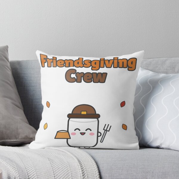 Item preview, Friendsgiving Crew 2026 - Cute Marshmallow Pip with Pumpkin Pie and a Pilgrim Hat designed and sold by BiMood.