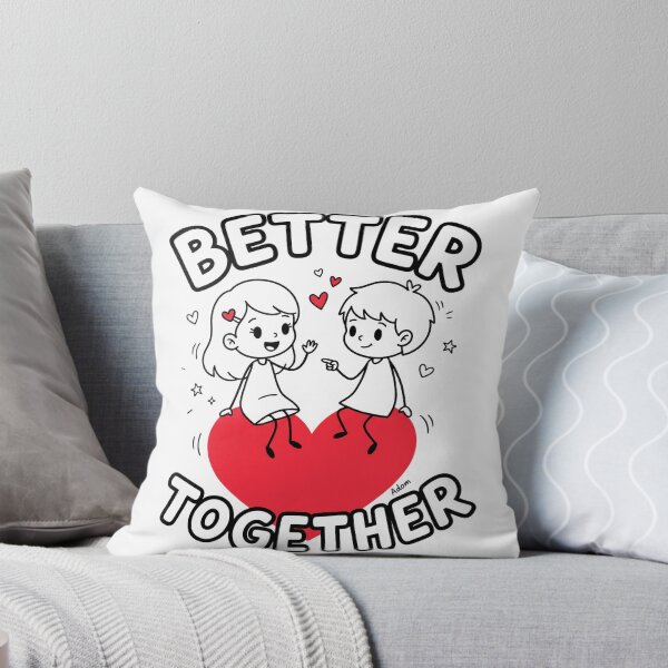 Item preview, Better Together Cute Cats Heart Friendship designed and sold by Adom-Fashon.