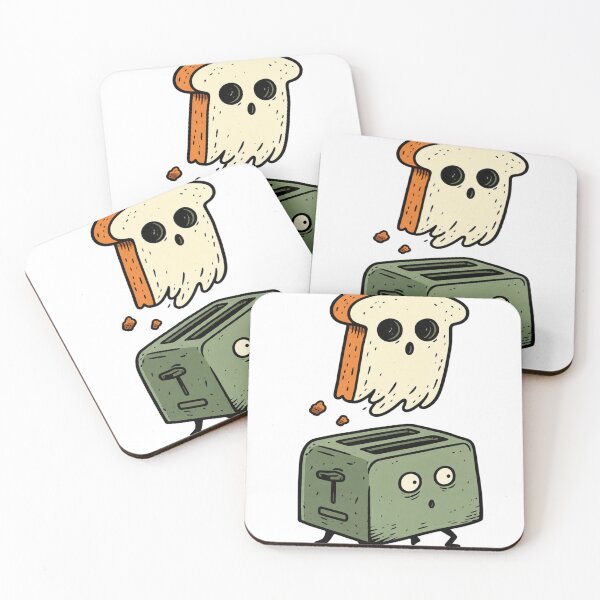 Item preview, Haunted Toaster and Toast Ghost designed and sold by LunaDoodle01.