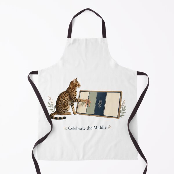 Item preview, Bengal Cat Marking the Middle of an Unfinished Project designed and sold by PurrBloom Studio.