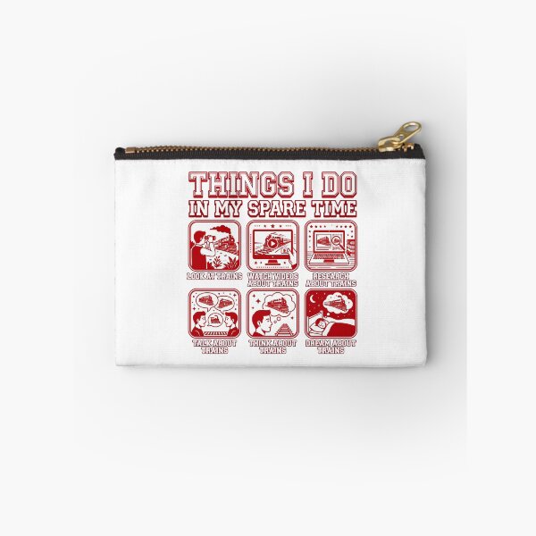 Item preview, Things I Do Spare Time Trains designed and sold by DariaDoodleArt.
