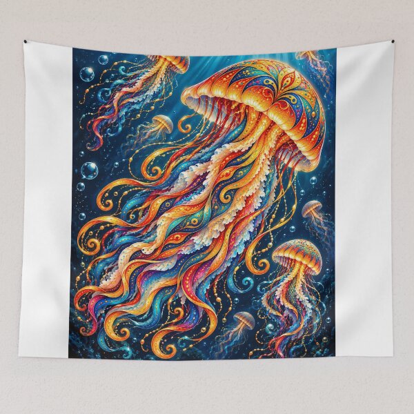 Item preview, Bohemian Jellyfish — Underwater Fantasy designed and sold by PeanutGalSean.