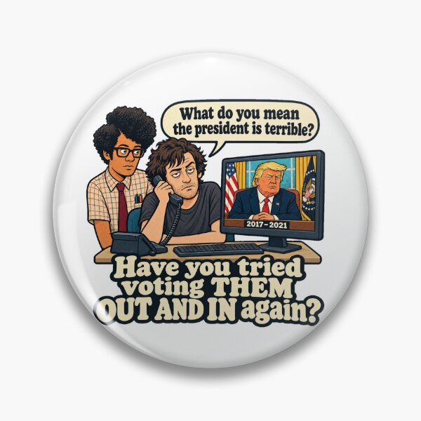 Item preview, Political Reboot — Have You Tried Voting Them Out and In Again? designed and sold by The Druids Dungeon.