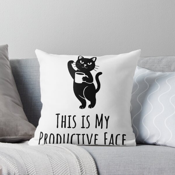 Item preview, This Is My Productive Face designed and sold by theartfulaspie.