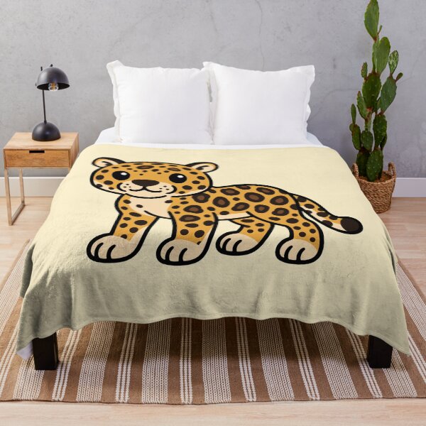 Item preview, Cute Cartoon Jaguar designed and sold by WildlifeDoodle.