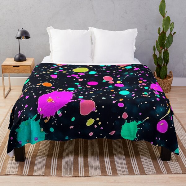 Item preview, Colorful (Faux) Paint Splatter Abstract Digital Art Designs designed and sold by DEC02.