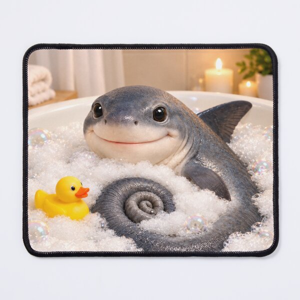 Item preview, Mellow Helicoprion Bubble Bath designed and sold by Sillytoe.