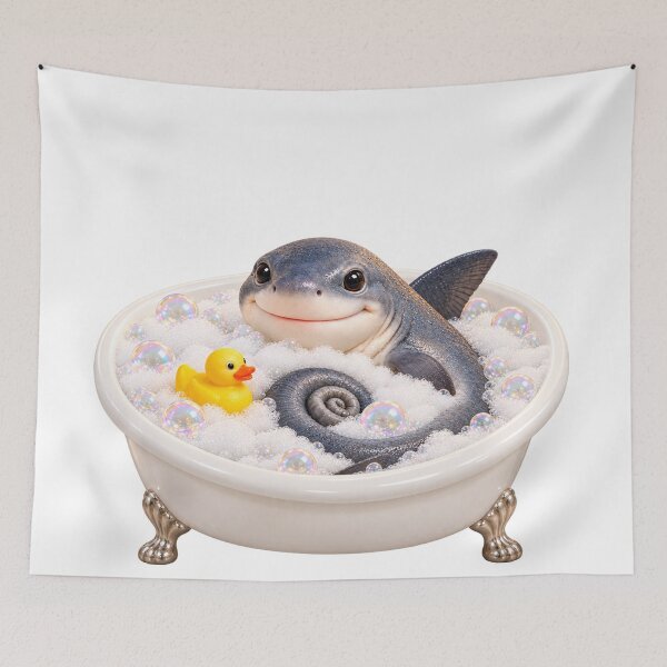Item preview, Relaxed Helicoprion Bathtub designed and sold by Sillytoe.
