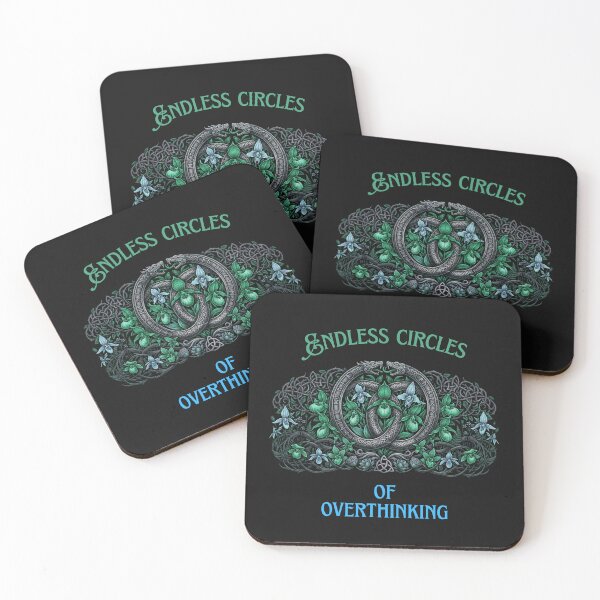 Item preview, Endless Circles Of Overthinking Snakes designed and sold by KempNordStudio.