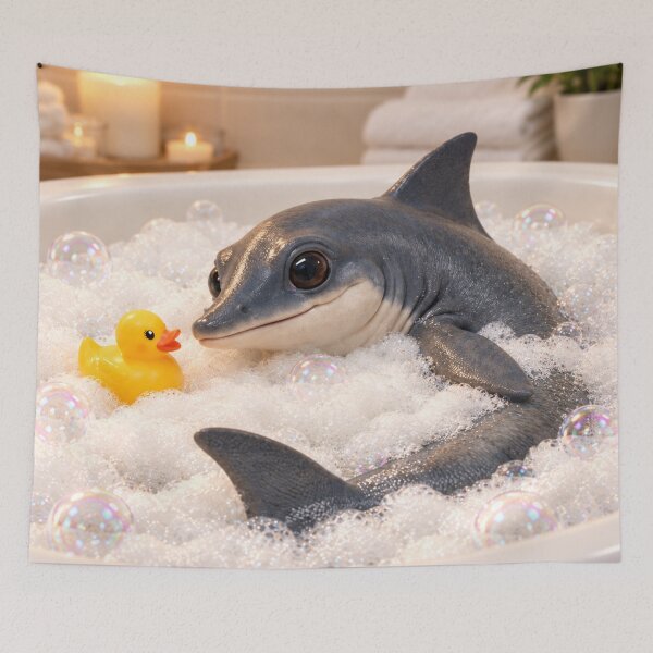Item preview, Dreamy Ichthyosaurus Bubble Bath designed and sold by Sillytoe.