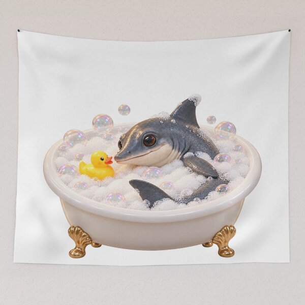 Item preview, Cozy Ichthyosaurus Bathtub designed and sold by Sillytoe.
