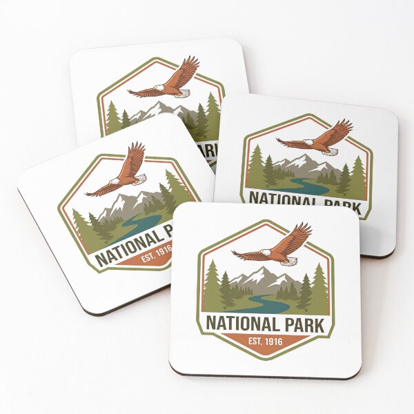 Item preview, National Park Eagle Mountain River Emblem designed and sold by Rahat3344.