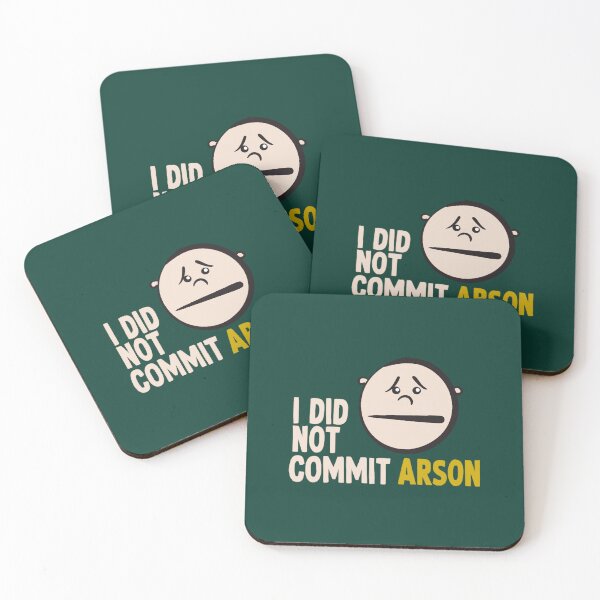 Item preview, I did not commit arson Oversized designed and sold by PoppyIslandShop.