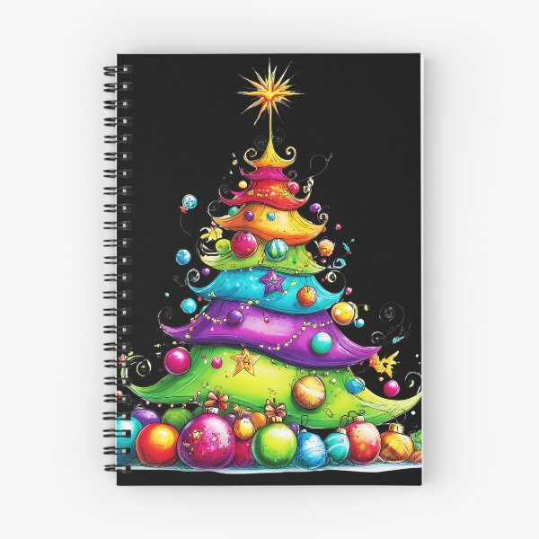 Item preview, Rainbow Hues Christmas Tree - Colorful Holiday Decorations Art designed and sold by DEC02.