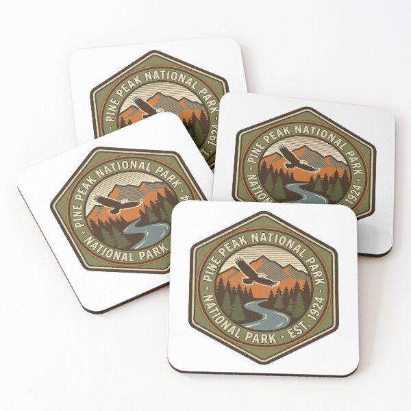 Item preview, Pine Peak National Park Vintage Emblem designed and sold by Rahat3344.