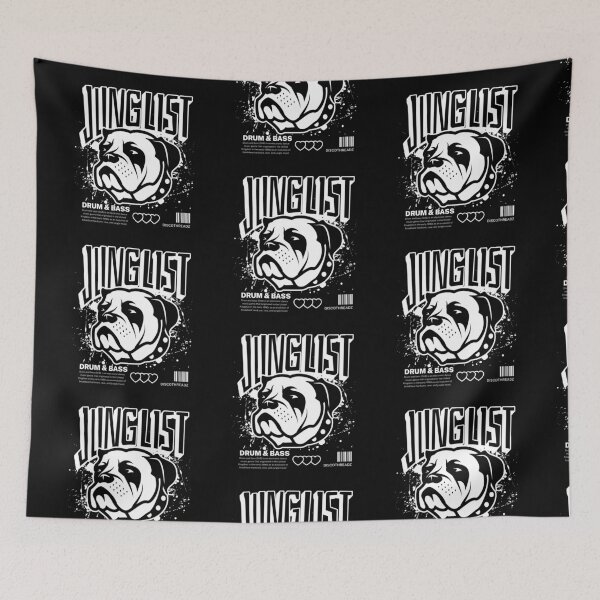 Item preview, JUNGLIST - Bulldog Dnb (White) designed and sold by Discothreadz.