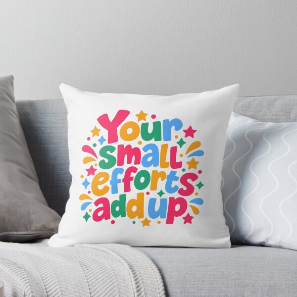 Item preview, Your Small Efforts Addup Motivational Positive Mindset Inspirational Quote designed and sold by SundayOnComing.