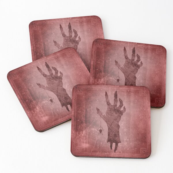 Item preview, Creepy Clawed Zombie Hand Spider Halloween Horror Red designed and sold by Ghoul Enterprises.